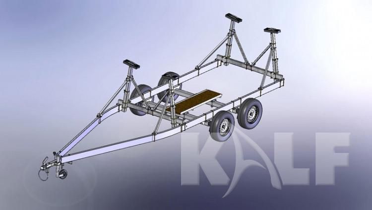 Kalf stalling trailer 2700-20-6013 kiel