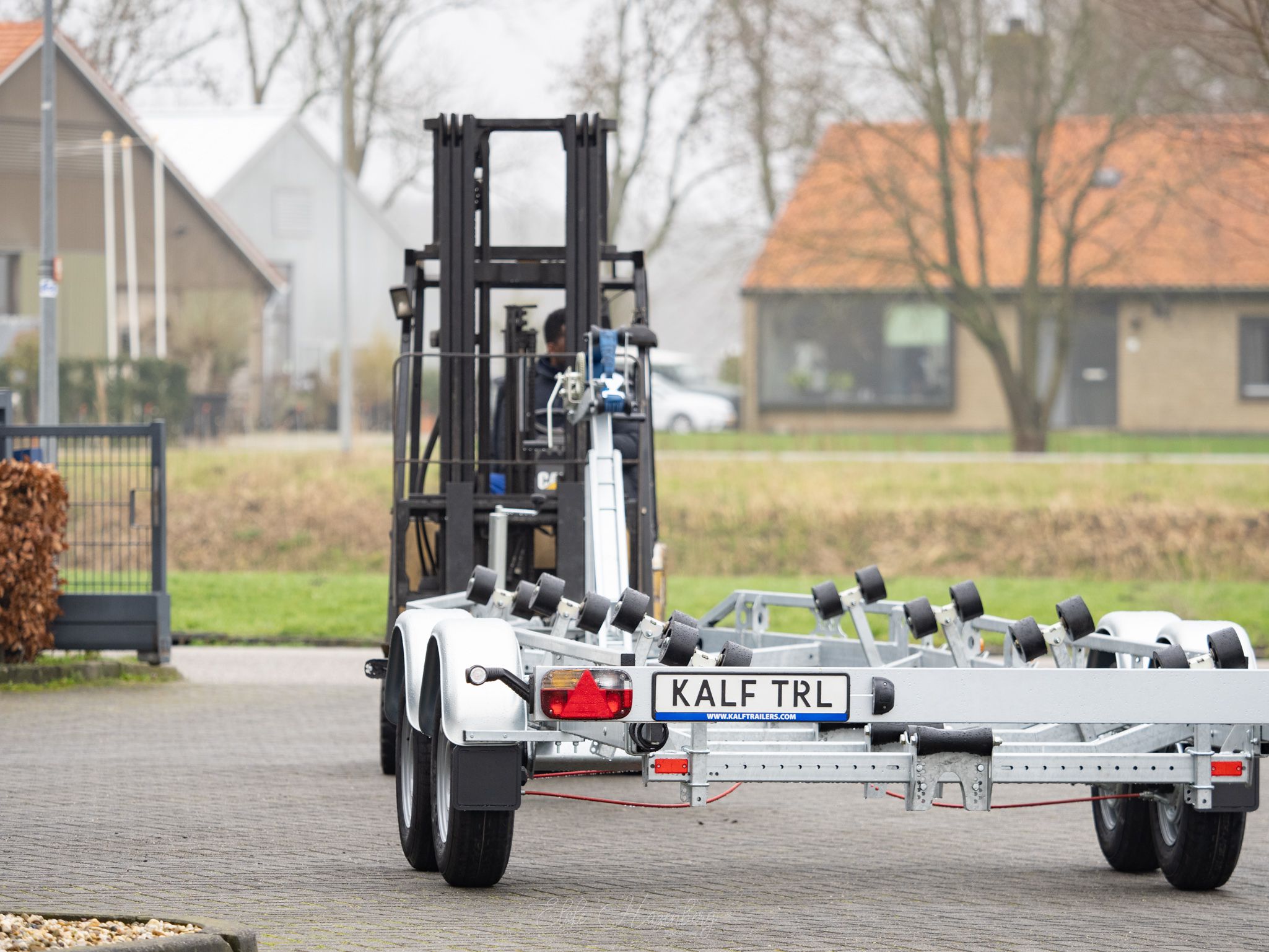 Kalf 3500-83 motorboot trailer