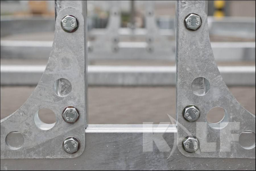 Kalf kanotrailer voor 8 kano's 750 kg